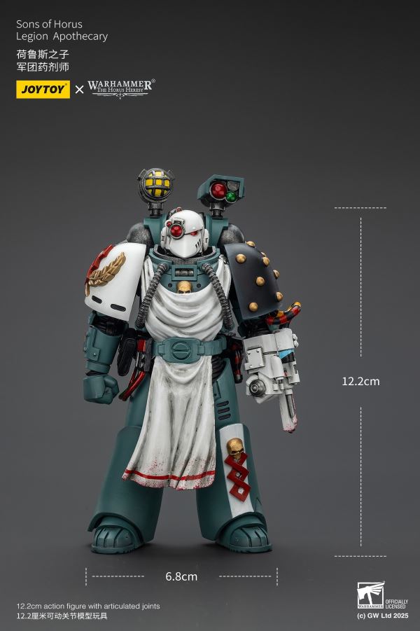 Sons of Horus Archon/Legion Warrior/Apothecary/Imperial Fists Apothecary 1/18