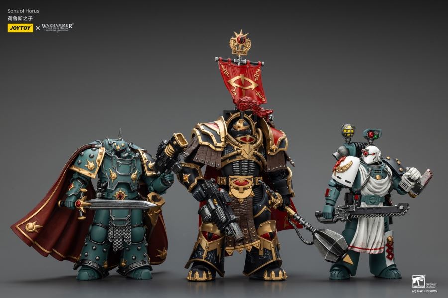 Sons of Horus Archon/Legion Warrior/Apothecary/Imperial Fists Apothecary 1/18