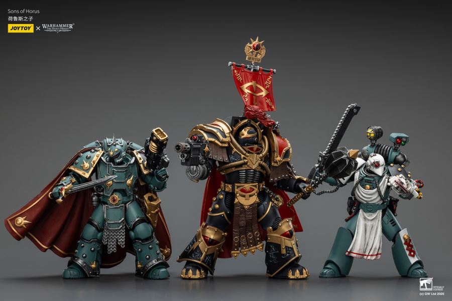 Sons of Horus Archon/Legion Warrior/Apothecary/Imperial Fists Apothecary 1/18