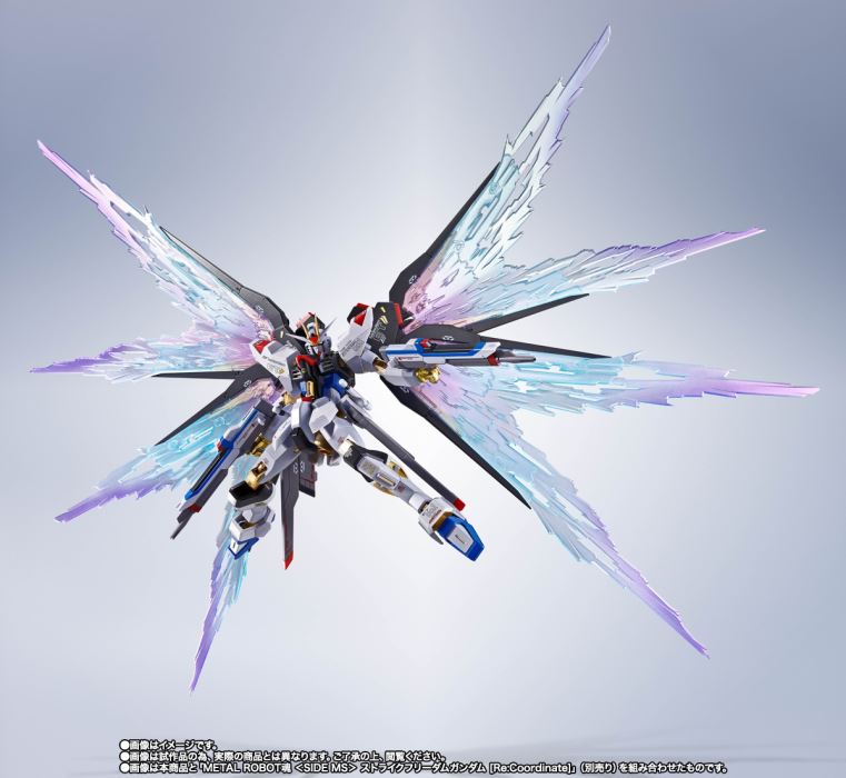 METAL ROBOT Spirits <SIDE MS> Strike Freedom Gundam [Re:Coordinate] Exclusive Wings of Light & High-MAT Full Burst Effect Set