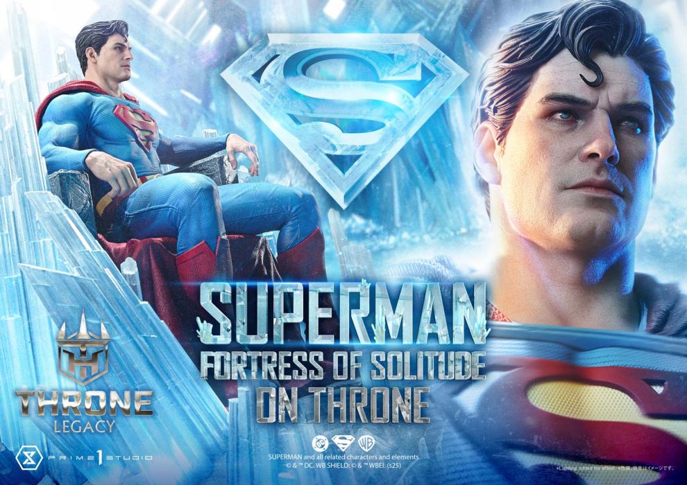 Superman Fortress of Solitude on Throne (Design by Gabriele Dell'Otto)