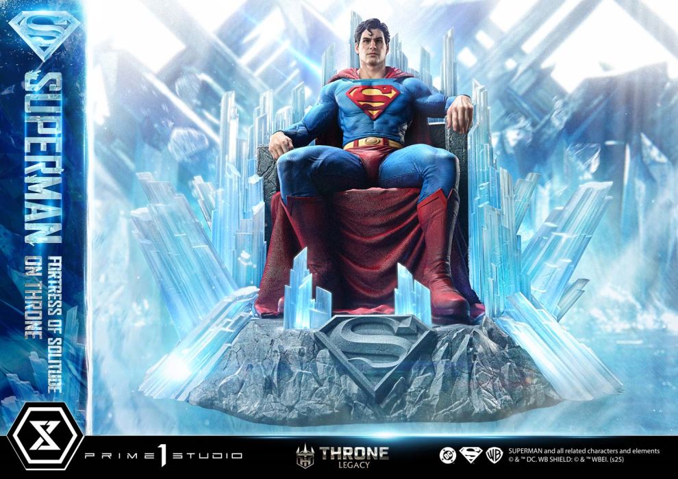 Superman Fortress of Solitude on Throne (Design by Gabriele Dell'Otto)