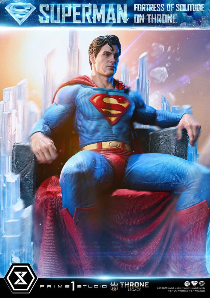 Superman Fortress of Solitude on Throne (Design by Gabriele Dell'Otto)