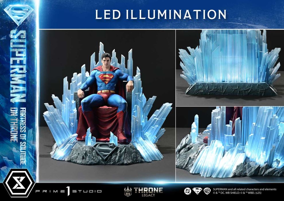 Superman Fortress of Solitude on Throne (Design by Gabriele Dell'Otto)