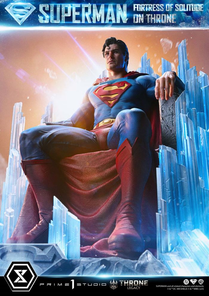 Superman Fortress of Solitude on Throne (Design by Gabriele Dell'Otto)