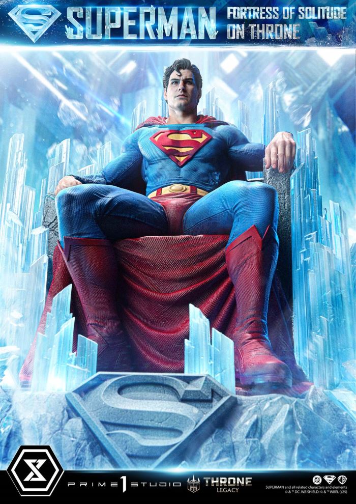Superman Fortress of Solitude on Throne (Design by Gabriele Dell'Otto)