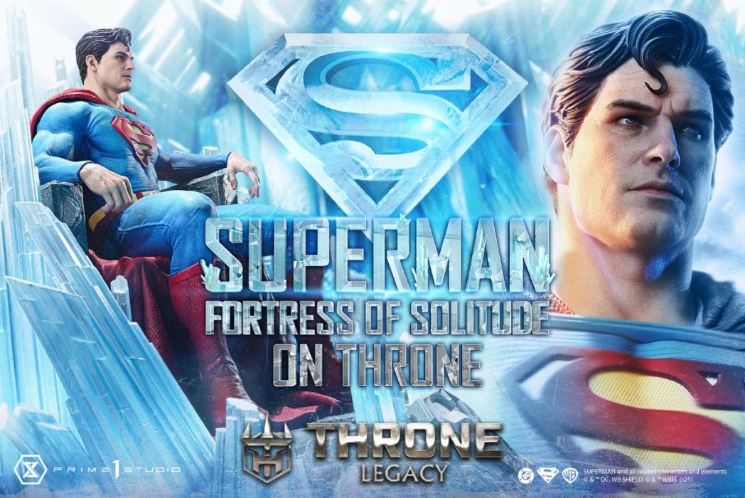 Superman Fortress of Solitude on Throne (Design by Gabriele Dell'Otto)