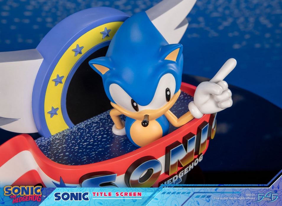 SONIC THE HEDGEHOG - SONIC TITLE SCREEN