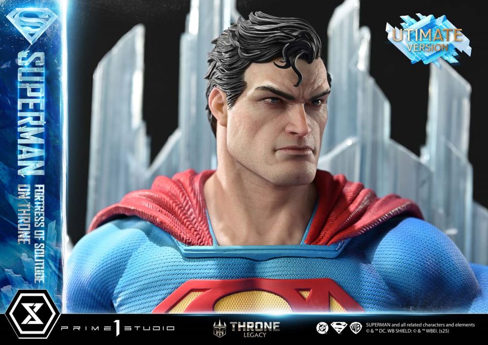 Superman Fortress of Solitude on Throne (Design by Gabriele Dell'Otto) Ultimate Version