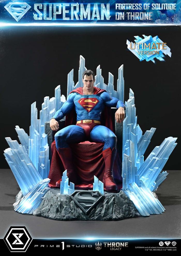 Superman Fortress of Solitude on Throne (Design by Gabriele Dell'Otto) Ultimate Version
