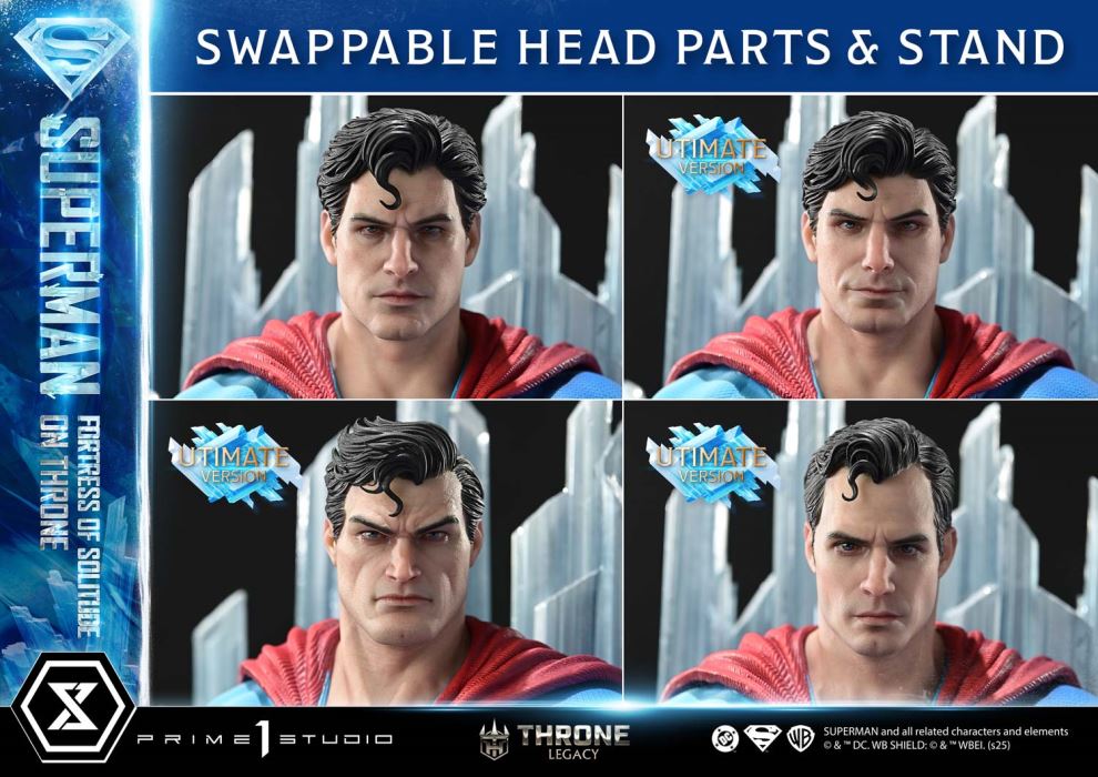 Superman Fortress of Solitude on Throne (Design by Gabriele Dell'Otto) Ultimate Version