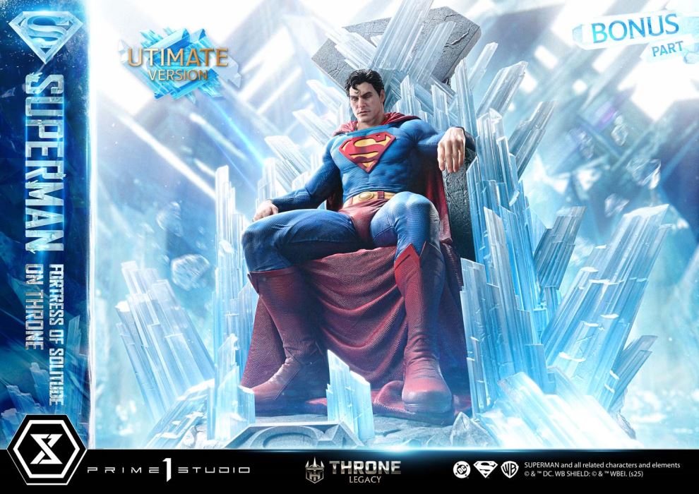 Superman Fortress of Solitude on Throne (Design by Gabriele Dell'Otto) Ultimate Version