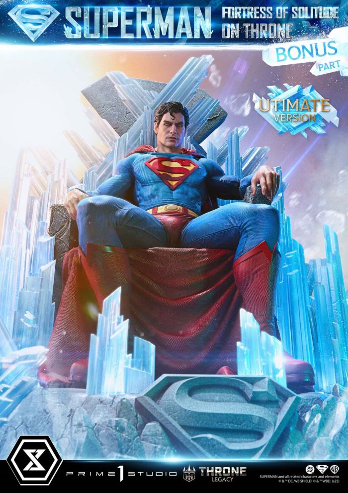 Superman Fortress of Solitude on Throne (Design by Gabriele Dell'Otto) Ultimate Version