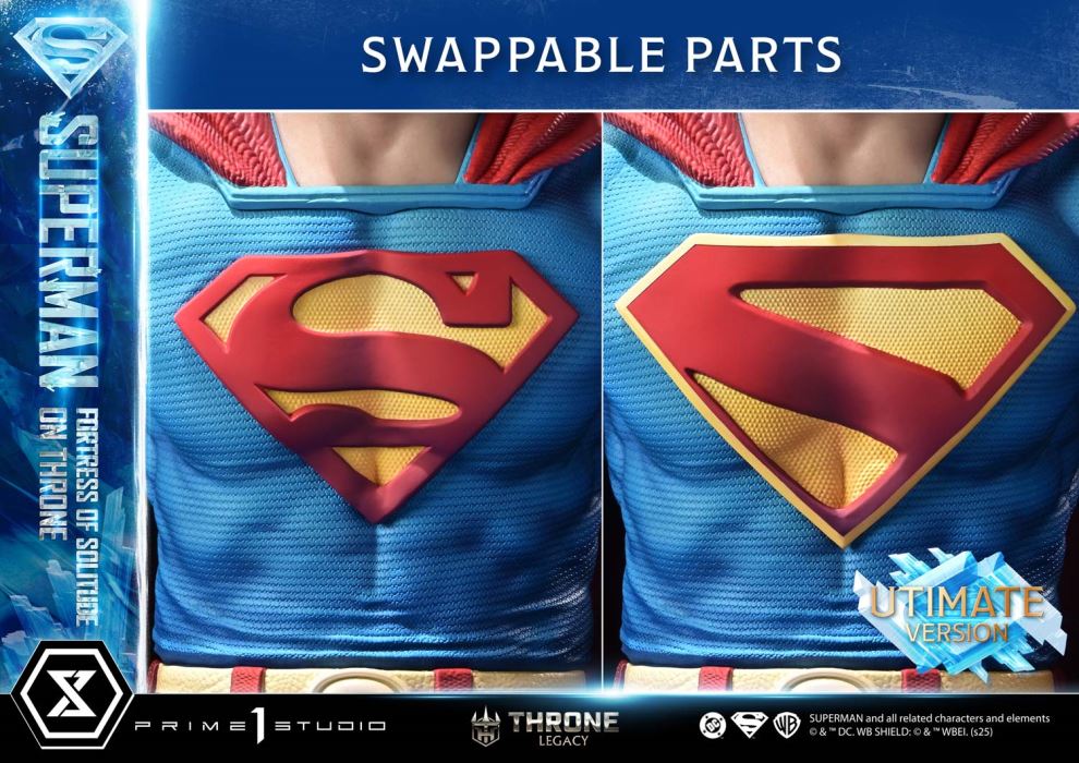 Superman Fortress of Solitude on Throne (Design by Gabriele Dell'Otto) Ultimate Version