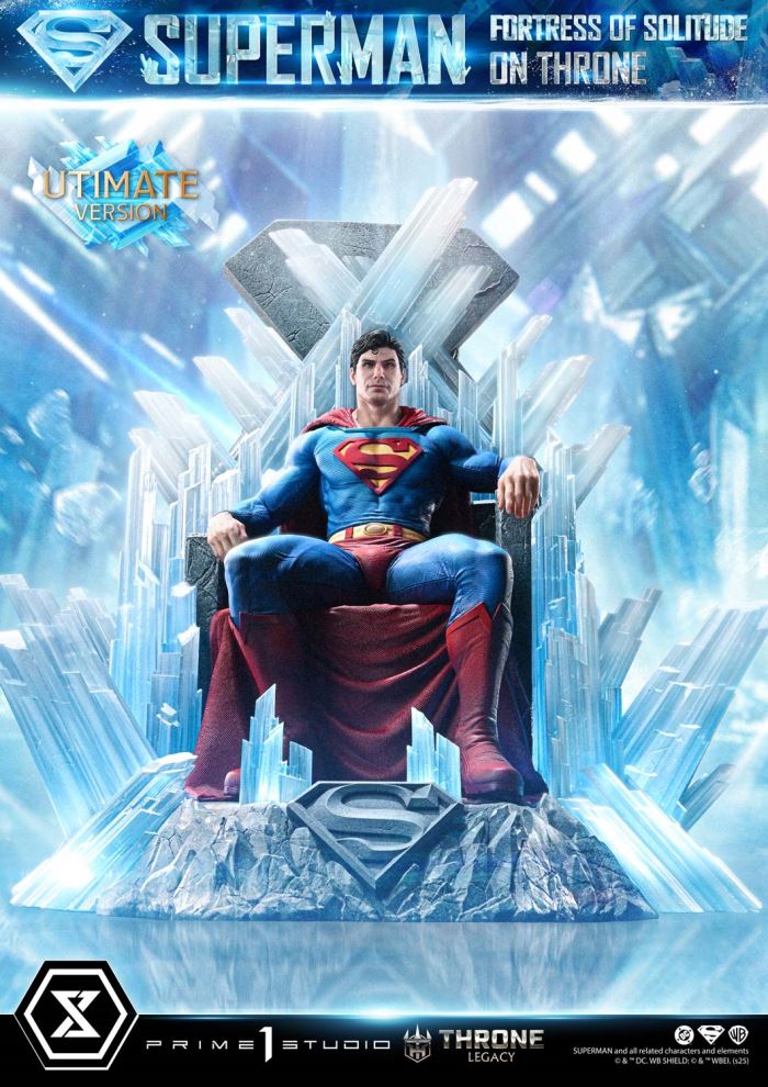 Superman Fortress of Solitude on Throne (Design by Gabriele Dell'Otto) Ultimate Version