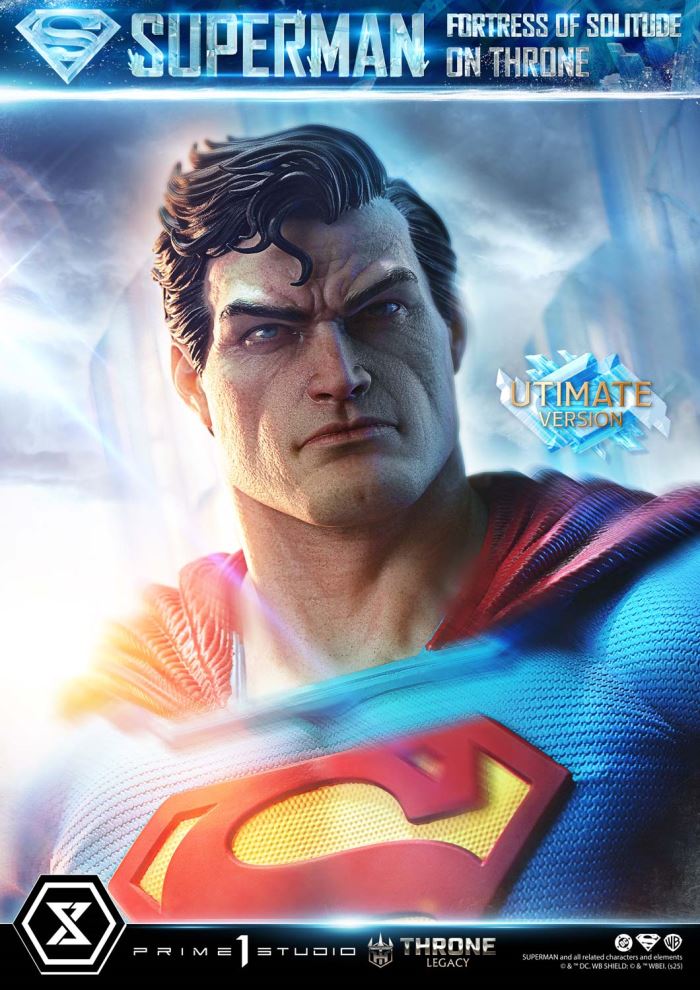 Superman Fortress of Solitude on Throne (Design by Gabriele Dell'Otto) Ultimate Version