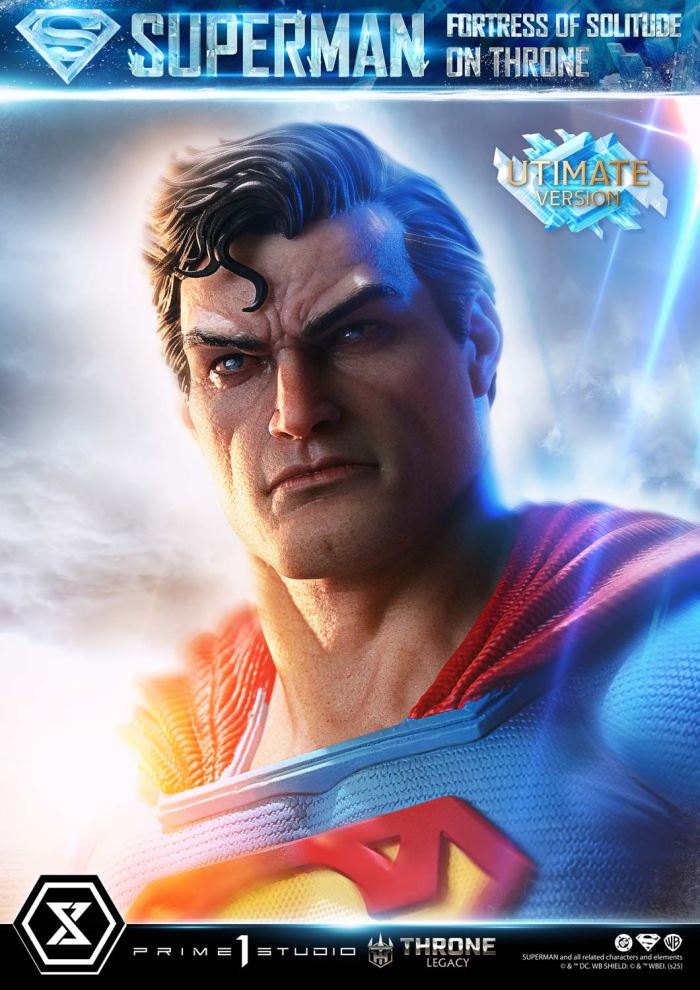 Superman Fortress of Solitude on Throne (Design by Gabriele Dell'Otto) Ultimate Version