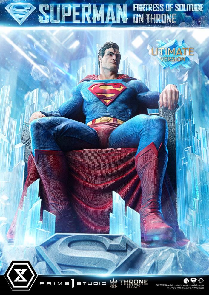 Superman Fortress of Solitude on Throne (Design by Gabriele Dell'Otto) Ultimate Version