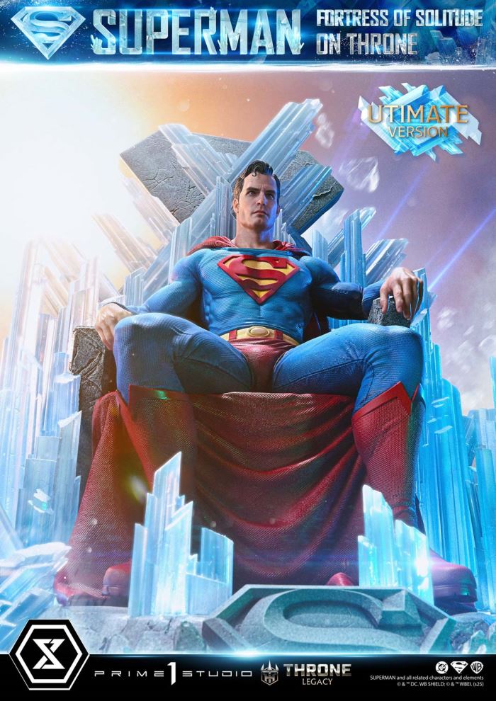 Superman Fortress of Solitude on Throne (Design by Gabriele Dell'Otto) Ultimate Version