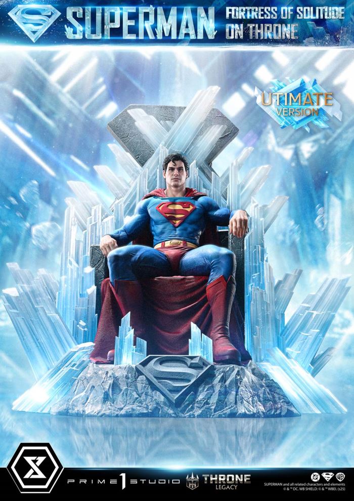 Superman Fortress of Solitude on Throne (Design by Gabriele Dell'Otto) Ultimate Version