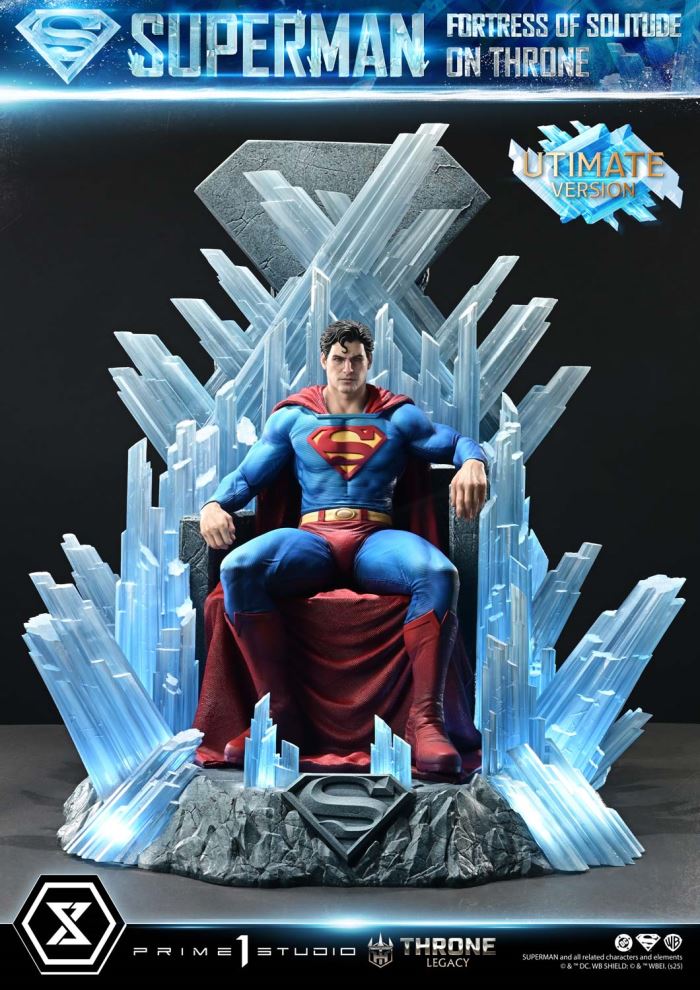 Superman Fortress of Solitude on Throne (Design by Gabriele Dell'Otto) Ultimate Version