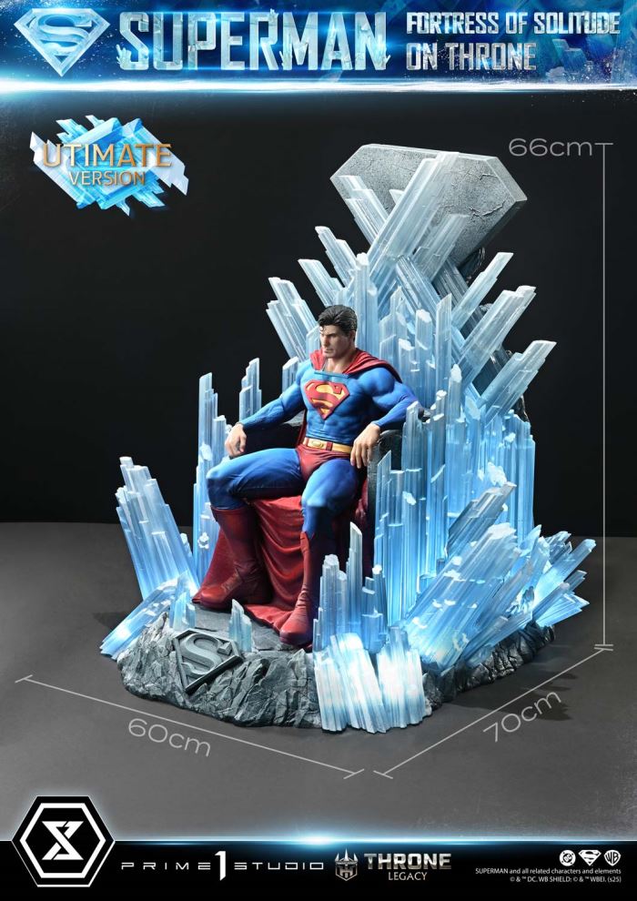 Superman Fortress of Solitude on Throne (Design by Gabriele Dell'Otto) Ultimate Version