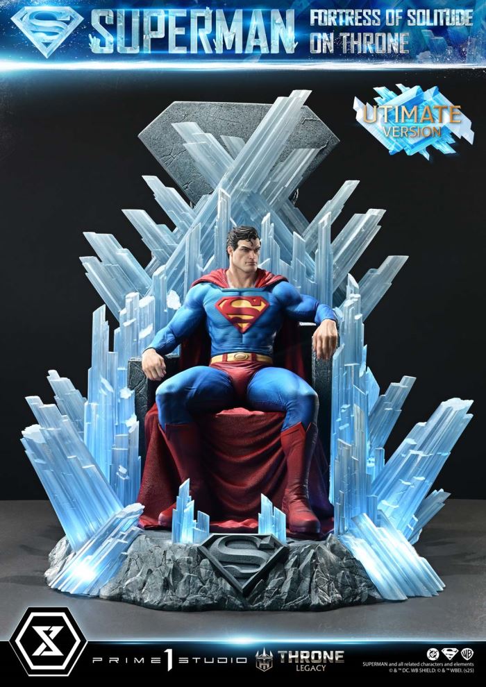 Superman Fortress of Solitude on Throne (Design by Gabriele Dell'Otto) Ultimate Version