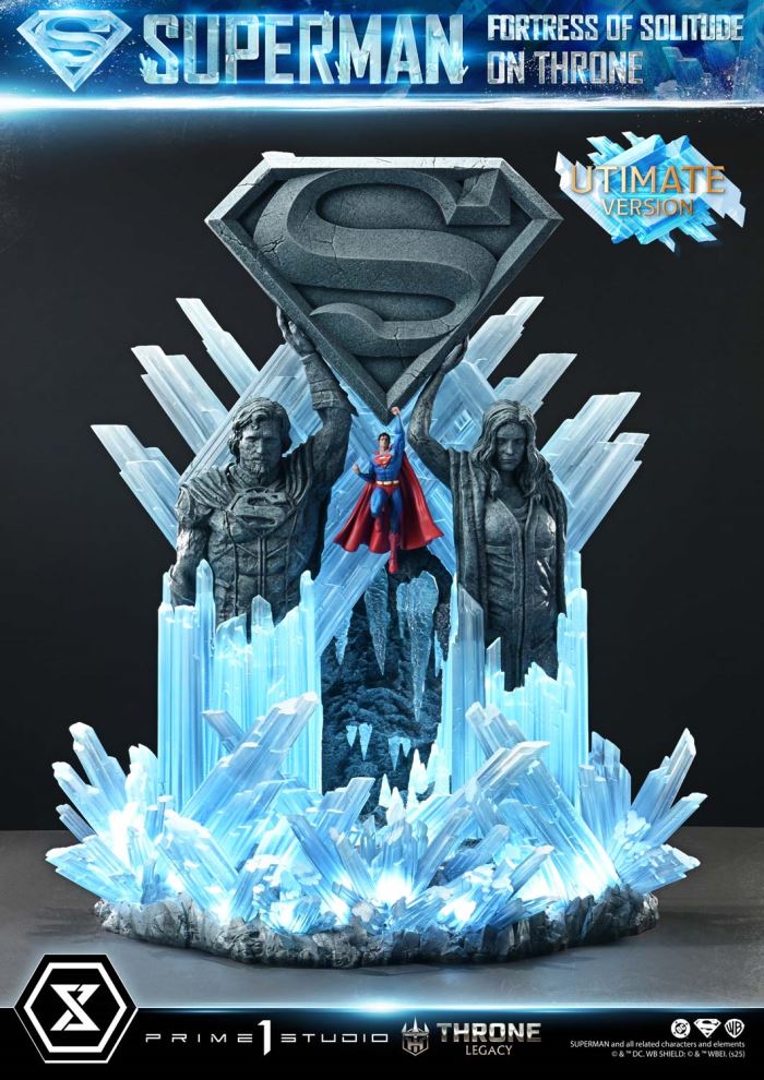 Superman Fortress of Solitude on Throne (Design by Gabriele Dell'Otto) Ultimate Version