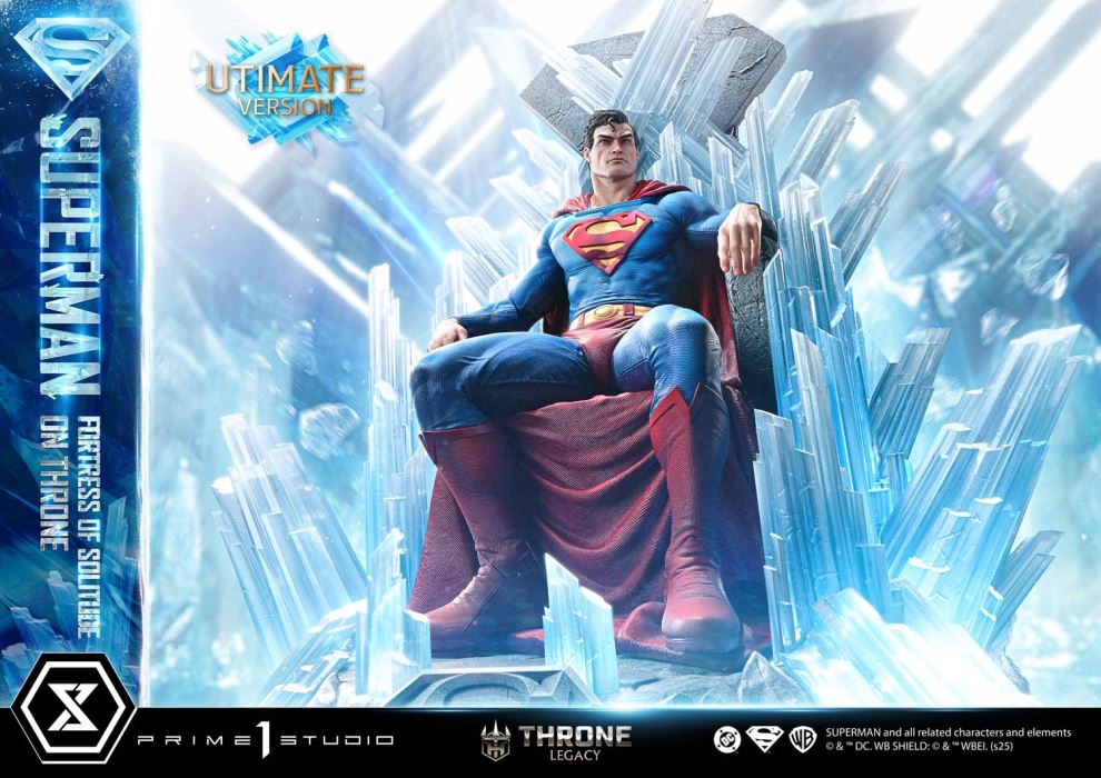Superman Fortress of Solitude on Throne (Design by Gabriele Dell'Otto) Ultimate Version