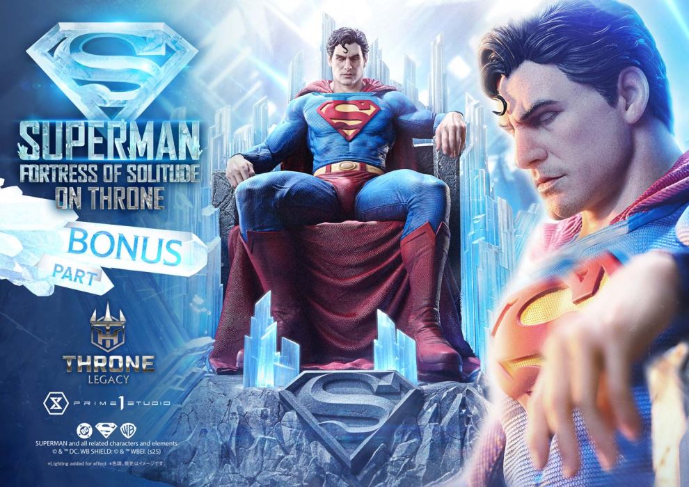 Superman Fortress of Solitude on Throne (Design by Gabriele Dell'Otto) Ultimate Version