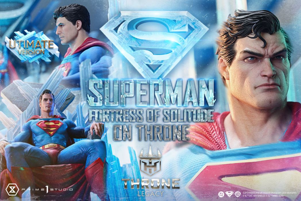Superman Fortress of Solitude on Throne (Design by Gabriele Dell'Otto) Ultimate Version