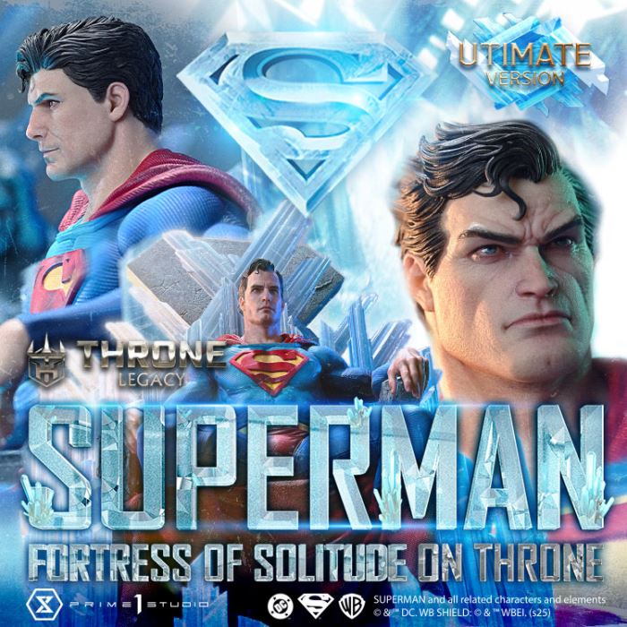 Superman Fortress of Solitude on Throne (Design by Gabriele Dell'Otto) Ultimate Version