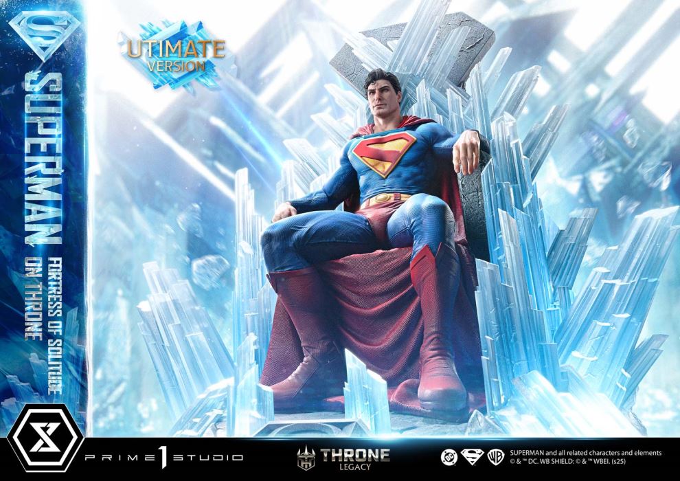 Superman Fortress of Solitude on Throne (Design by Gabriele Dell'Otto) Ultimate Version
