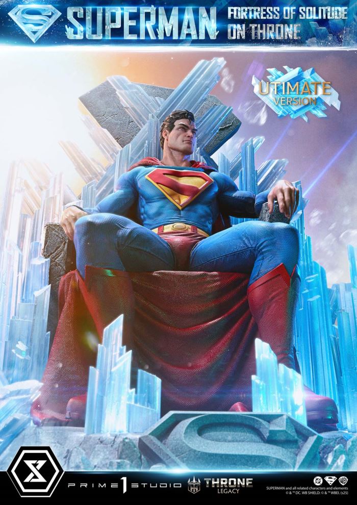 Superman Fortress of Solitude on Throne (Design by Gabriele Dell'Otto) Ultimate Version