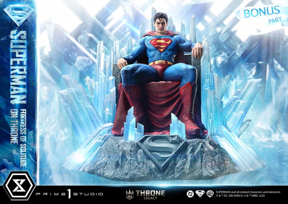 Superman Fortress of Solitude on Throne (Design by Gabriele Dell'Otto) Ultimate Version