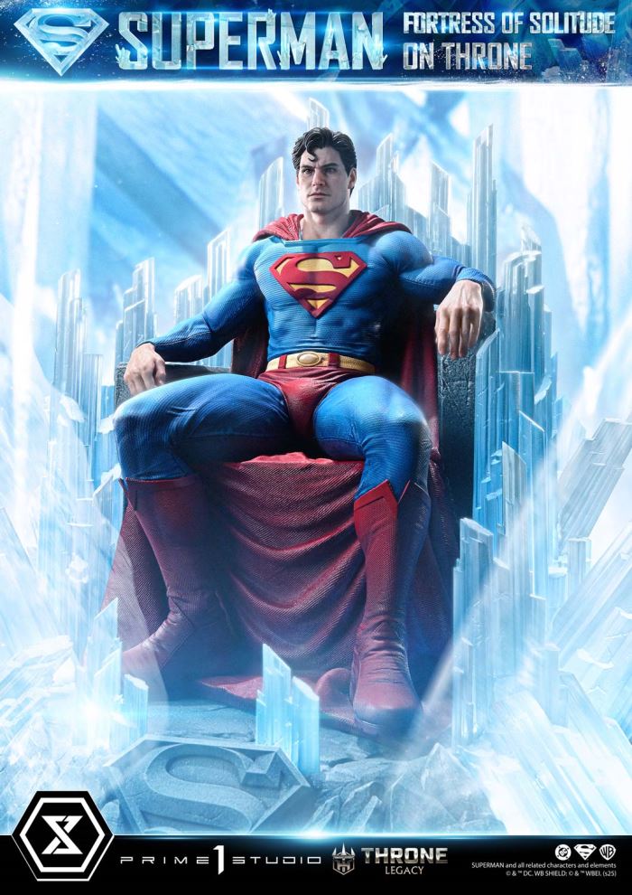Superman Fortress of Solitude on Throne (Design by Gabriele Dell'Otto) Ultimate Version