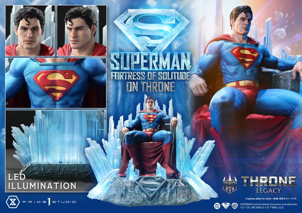 Superman Fortress of Solitude on Throne (Design by Gabriele Dell'Otto) Ultimate Version