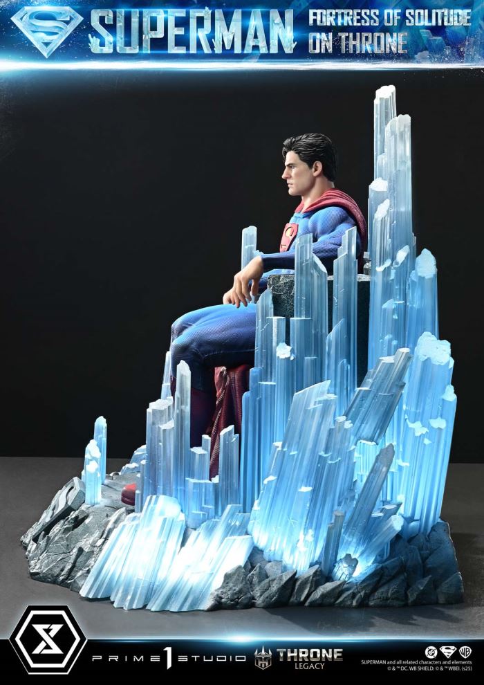 Superman Fortress of Solitude on Throne (Design by Gabriele Dell'Otto) Ultimate Version