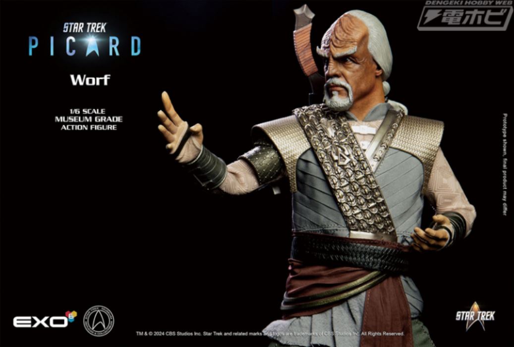 Hyper-Realistic Action Figure Star Trek: Picard Colonel Worf 1/6