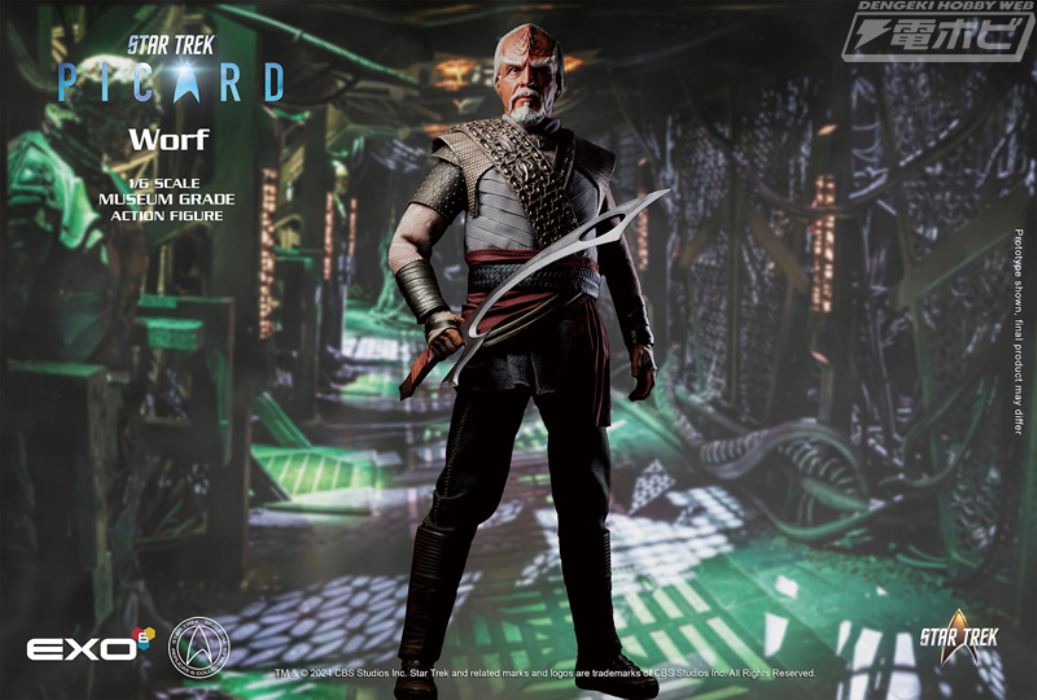 Hyper-Realistic Action Figure Star Trek: Picard Colonel Worf 1/6