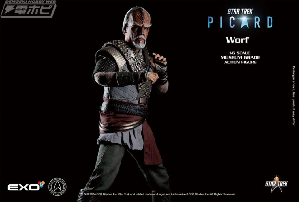 Hyper-Realistic Action Figure Star Trek: Picard Colonel Worf 1/6