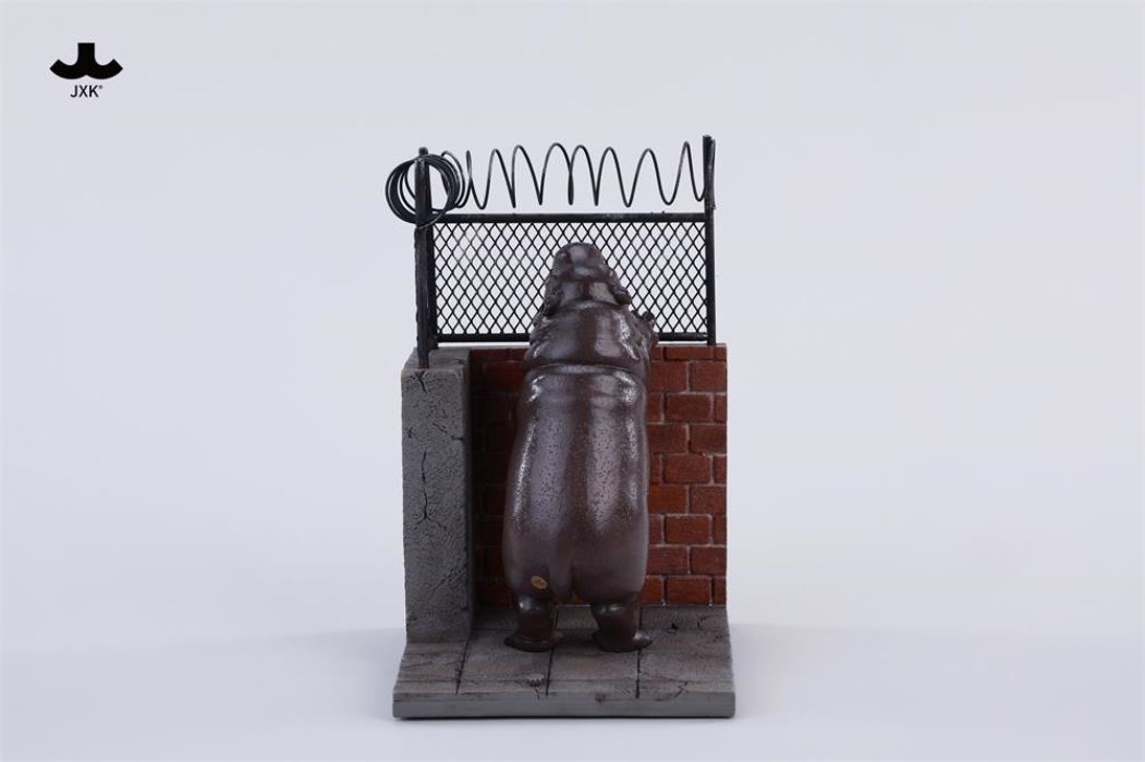 Baby Hippo by the Wall: MooDeng