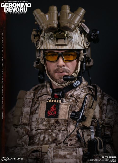 Navy Special Warfare Development Group - Operation Poseidon Spear Geronimo MK46 MOD1 Machine Gunner 1/6