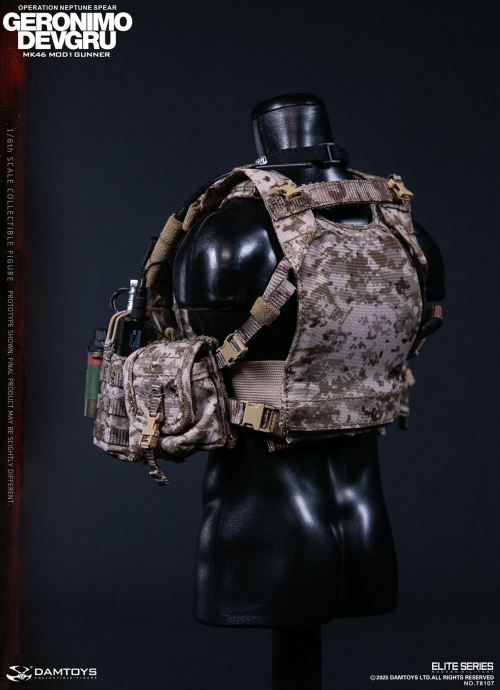 Navy Special Warfare Development Group - Operation Poseidon Spear Geronimo MK46 MOD1 Machine Gunner 1/6