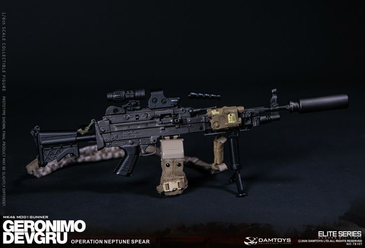 Navy Special Warfare Development Group - Operation Poseidon Spear Geronimo MK46 MOD1 Machine Gunner 1/6