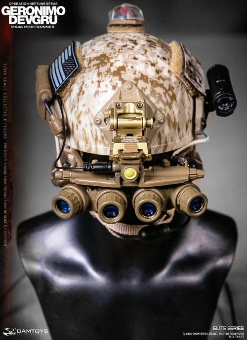 Navy Special Warfare Development Group - Operation Poseidon Spear Geronimo MK46 MOD1 Machine Gunner 1/6