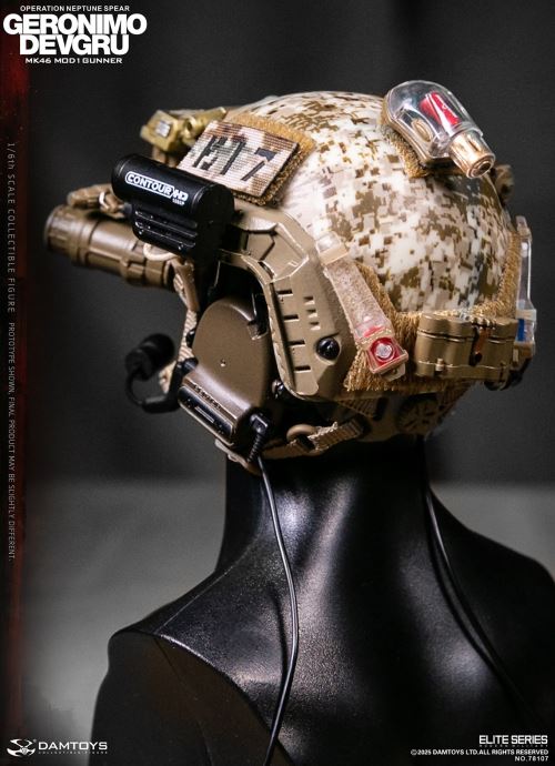 Navy Special Warfare Development Group - Operation Poseidon Spear Geronimo MK46 MOD1 Machine Gunner 1/6