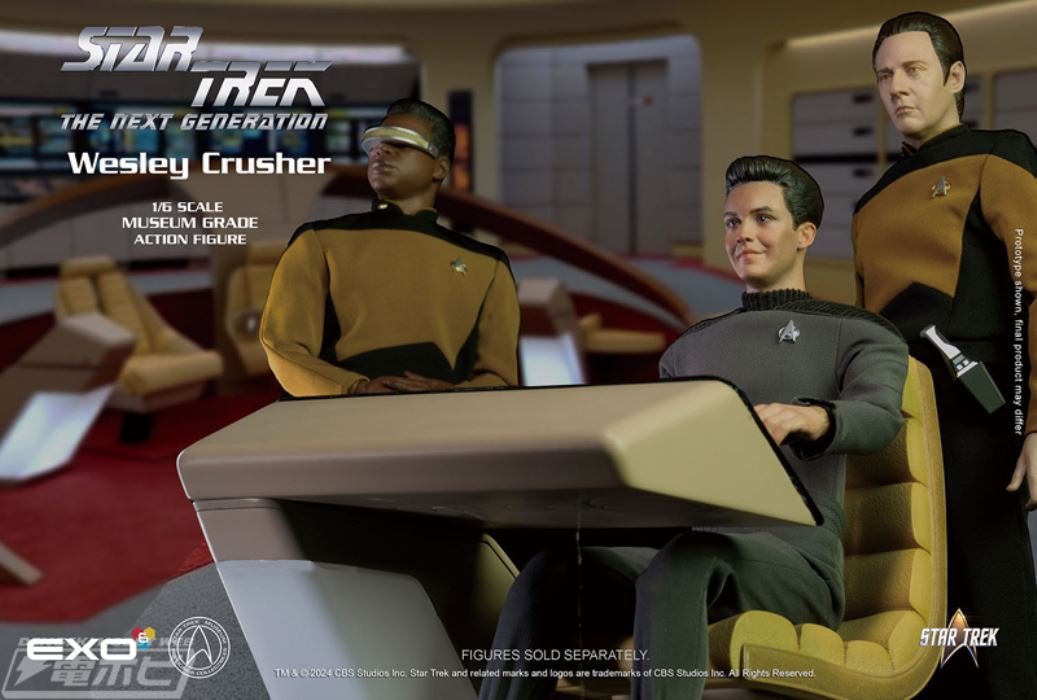 Hyper-Realistic Action Figure Star Trek: The Next Generation Wesley Crusher 1/6