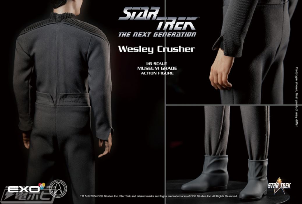 Hyper-Realistic Action Figure Star Trek: The Next Generation Wesley Crusher 1/6