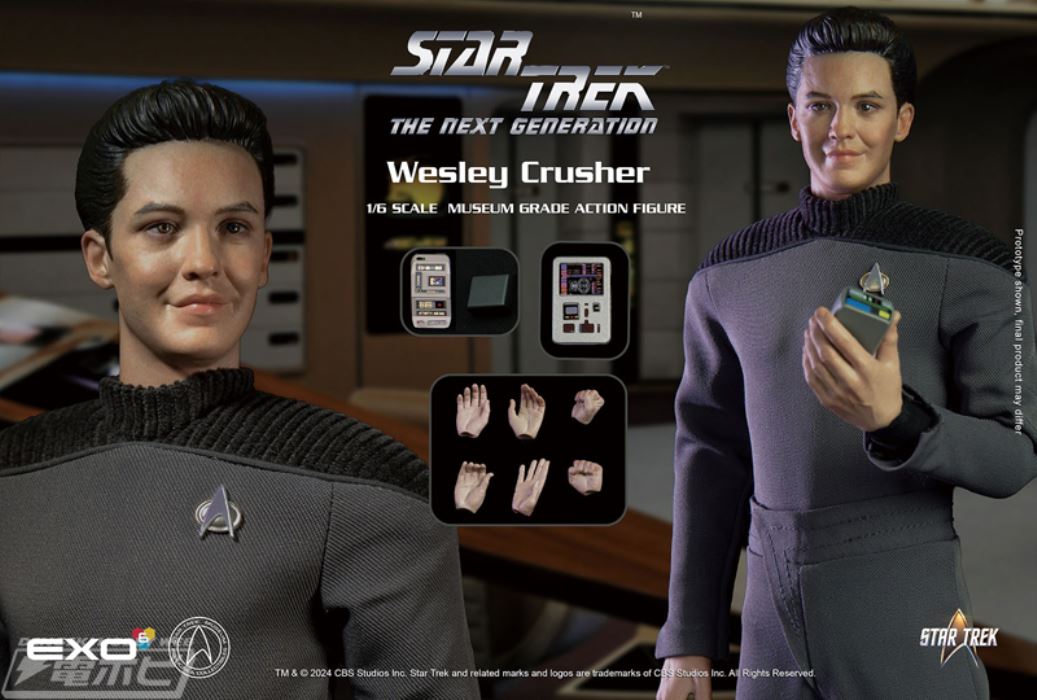 Hyper-Realistic Action Figure Star Trek: The Next Generation Wesley Crusher 1/6